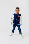 Lola + The Boys Superman Boys Bomber Jacket