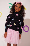 lola-wicked Sweaters & Sweatshirts Butterfly Turtleneck Sweater