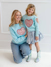 exclude-new-arriv Sweaters & Sweatshirts Chicago Sparkle Heart Sweatshirt