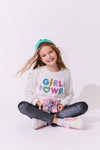 exclude-new-arriv Sweaters & Sweatshirts Crystal Girl Power Sweatshirt