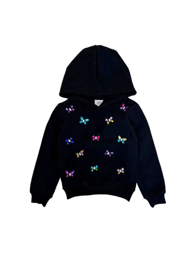 Lola + The Boys Sweaters & Sweatshirts Gem Butterfly Hoodie