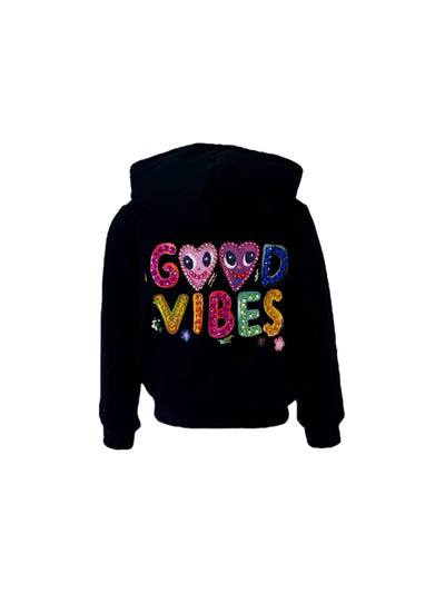 Lola + The Boys Sweaters & Sweatshirts Good Vibes Hoodie