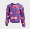 Lola + The Boys Sweaters & Sweatshirts 2 / Lavender Loved Sweater