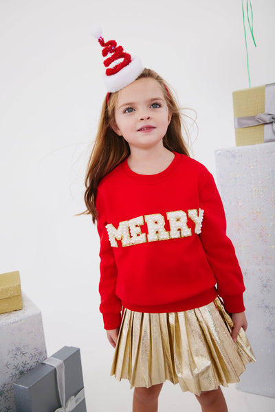 Lola + The Boys Sweaters & Sweatshirts Merry Pearl Sweatshirt