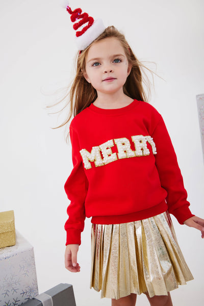 Lola + The Boys Sweaters & Sweatshirts Merry Pearl Sweatshirt