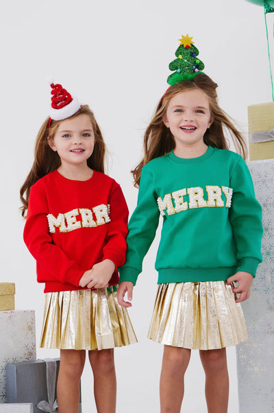 Lola + The Boys Sweaters & Sweatshirts Merry Pearl Sweatshirt