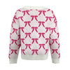 Lola + The Boys Sweaters & Sweatshirts Pretty in Pink Bow Cardigan