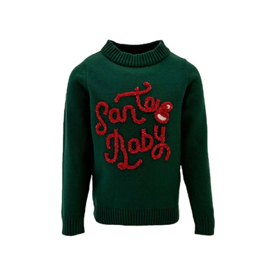 exclude-fall Sweaters & Sweatshirts Santa Baby Festive Sweater