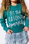 exclude-fall Sweaters & Sweatshirts Tis The Season to Sparkle Crystal Sweater