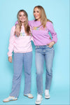 Lola + The Boys Sweaters & Sweatshirts Women's Chicago Gem Sweatshirt - Lavender