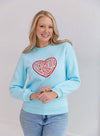 exclude-new-arriv Sweaters & Sweatshirts Women's Chicago Sparkle Heart Sweatshirt