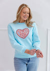 exclude-new-arriv Sweaters & Sweatshirts Women's Chicago Sparkle Heart Sweatshirt