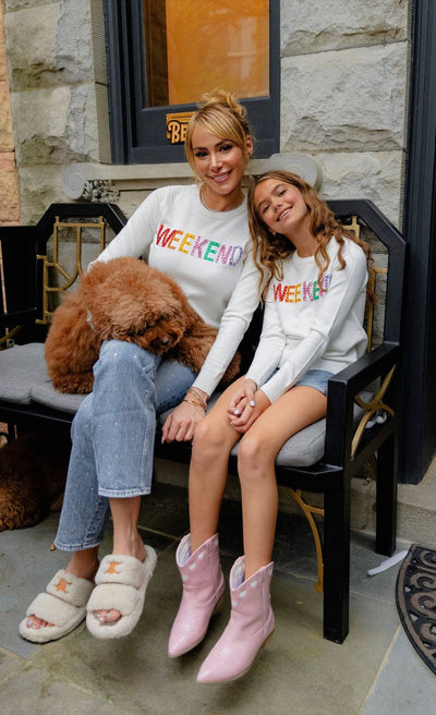 Lola + The Boys Sweaters & Sweatshirts Women's Happy Weekend Sweatshirt