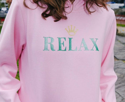 exclude-sale Sweaters & Sweatshirts Women's Pink Relax Hoodie