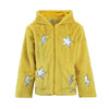 Lola + The Boys Sweaters & Sweatshirts Yellow Stars Fuzzy Jacket