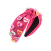 Lola + The Boys Hot Pink Sweet Candy Hearts Headband