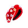 Lola + The Boys Red Sweet Candy Hearts Headband