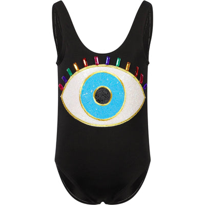 Lola + The Boys Swim Evil Eye Gem Swim