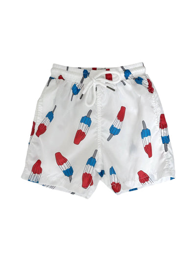 Lola + The Boys Swimwear Bomb Pop Swim Shorts