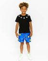 Lola + The Boys Swimwear Cool Doodle Swim Shorts