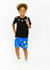 Lola + The Boys Swimwear Cool Doodle Swim Shorts