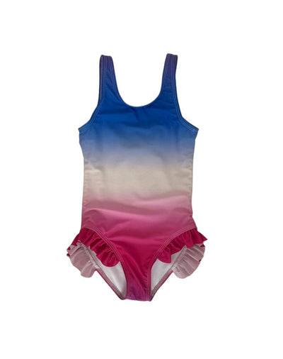 Lola + The Boys Swimwear Ombre Ruffle Swim