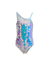 Lola + The Boys Swimwear Pailette Sparkle Sky Swimsuit