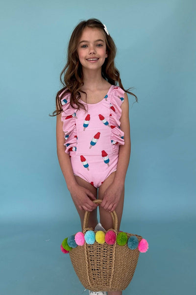 Lola + The Boys Swimwear Pinkie Bomb Pop Swim