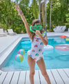 exclude-sale Swimwear Pom Pom Rainbow Swimsuit