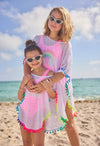 lola-spring Swimwear Rainbow Crystal Coverup