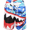 Lola + The Boys Swimwear Shark Bite Swim Trunks