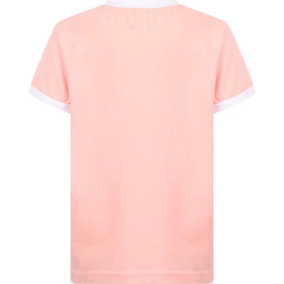 Lola + The Boys Tees Peach Ice Cream Ringer T-Shirt