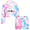 Lola + The Boys Tie Dye Lips Short Set