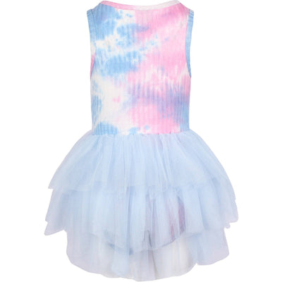 Lola + The Boys Tie Dye Rainbow Cupcake Tutu Dress