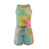 Lola + The Boys Tie Dye Velour Gem Short Set