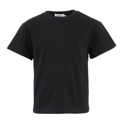 exclude-patch Tops 2 / Black Customizable Patch T-shirt