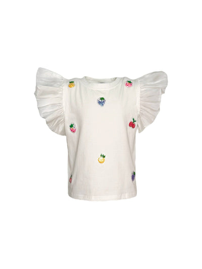 Lola + The Boys Tops Fruity Fun Ruffle Tee