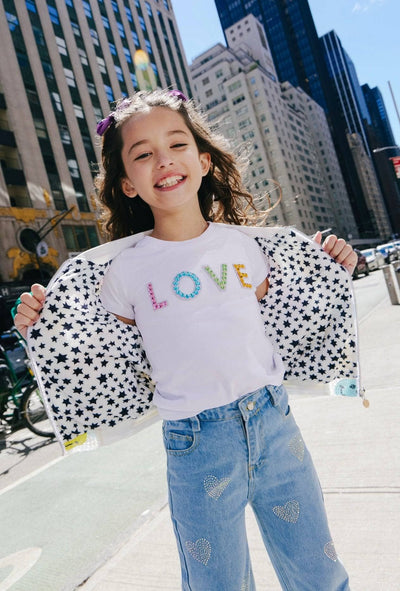 Lola + The Boys Tops Gems Love T-Shirt