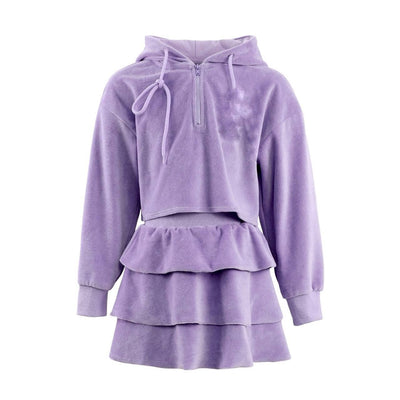 Lola + The Boys Tops 2 / Lavender Happy Velour Set