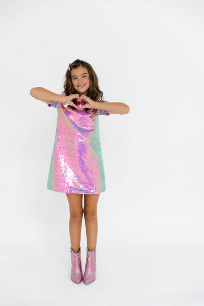 exclude-new-arriv Tops Lavender Haze Sequin Dress