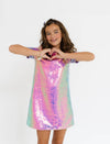 exclude-new-arriv Tops Lavender Haze Sequin Dress