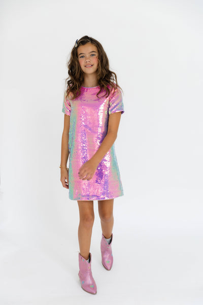 exclude-new-arriv Tops Lavender Haze Sequin Dress