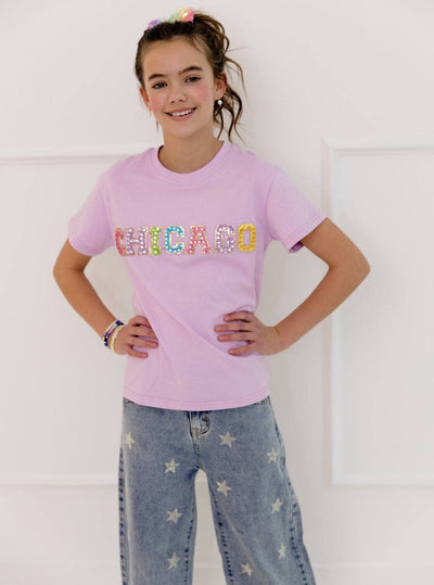 exclude-new-arriv Tops Rainbow Chicago Gems T-shirt