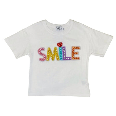 exclude-new-arriv Tops 4 Rainbow Crystal Smile Tee