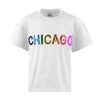 exclude-new-arriv Tops White / 2 Sequin Chicago T-shirt