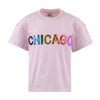 exclude-new-arriv Tops Pink / 2 Sequin Chicago T-shirt