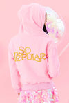 lola-wicked_collab Tops Women's Glinda So Popular Zip Hoodie