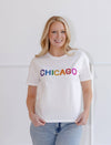 lola-spring Tops Women's Sequin Chicago T-shirt