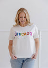 lola-spring Tops Women's Sequin Chicago T-shirt