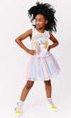 Lola + The Boys Unicorn Dreamland Crystal Dress